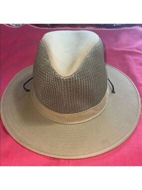 HENSCHEL HAT CO Safari hat with Mesh Crown. Large